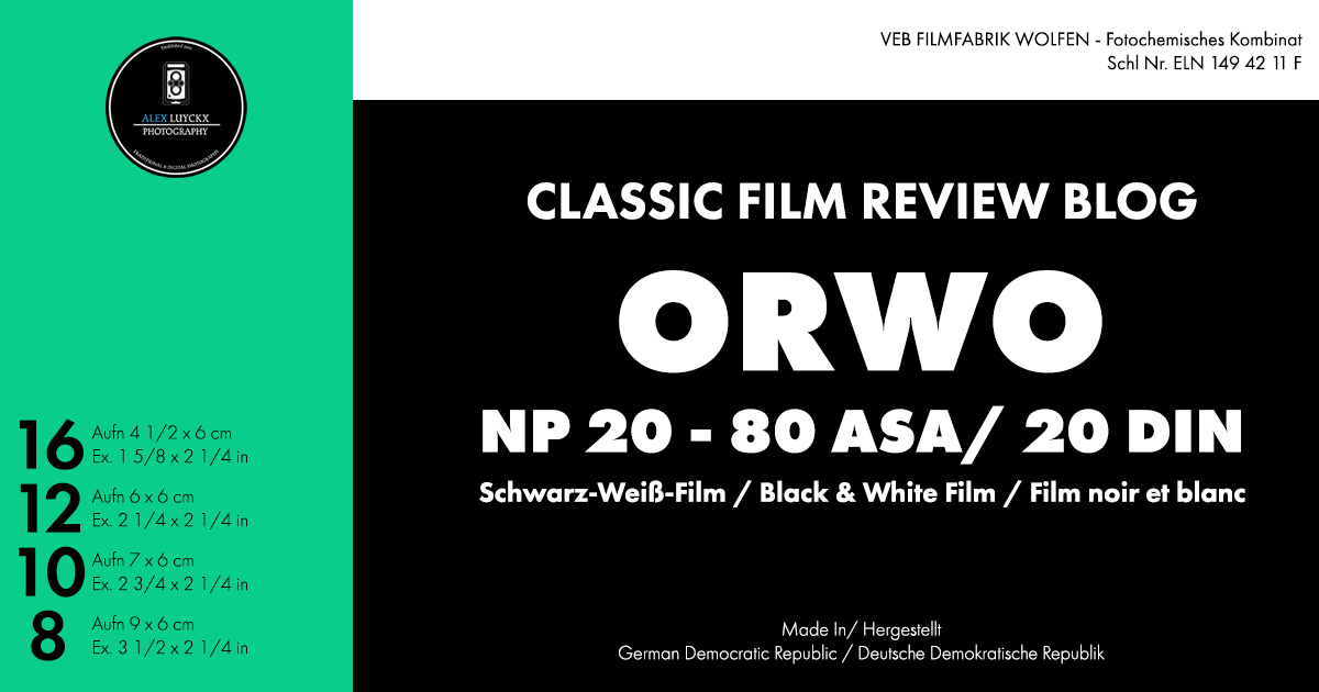 Classic Film Review Blog ORWO NP20 Alex Luyckx Blog
